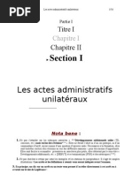 Les Actes Administratifs