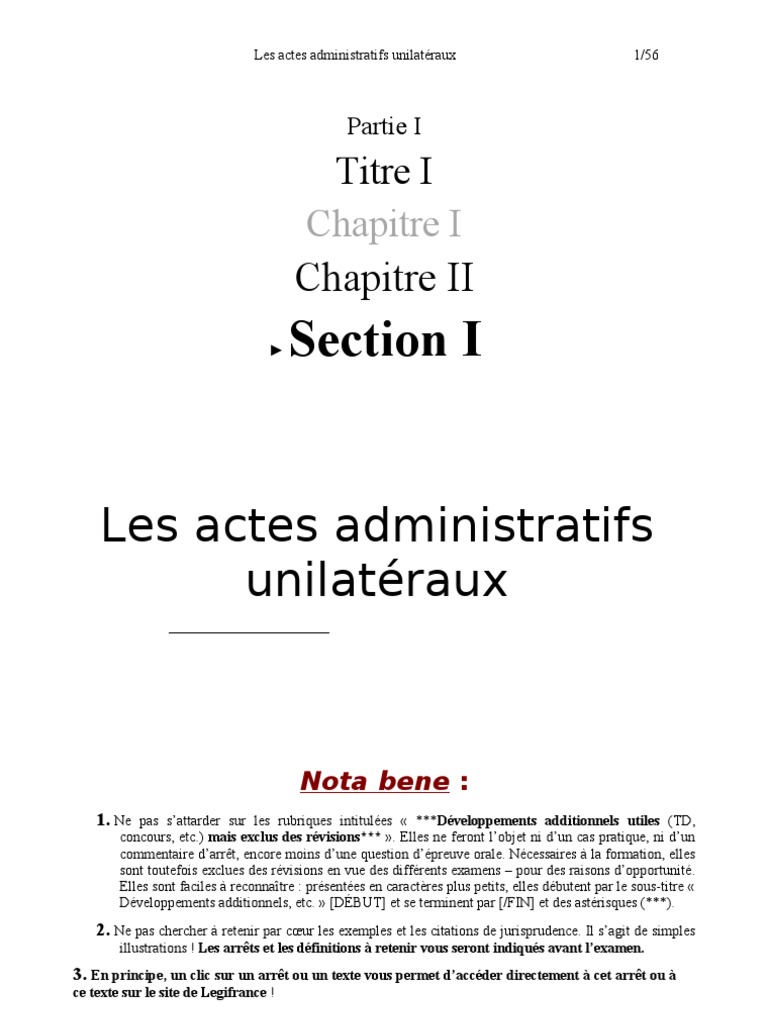 Dissertation le regime juridique de l acte administratif unilateral 08 picture