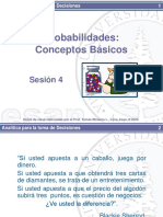 Sesión 04 Probabilidades - Conceptos Básicos PDF
