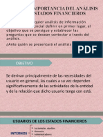 Usuarios e Importancia Del Análisis de Los Estados