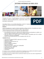 Formación de Auditores Internos ISO 9001 - 2015