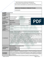 Informacion Básica Del Programa de Formacion Titulada