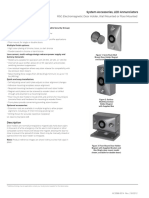 RSG Electromagnetic Door Holder Wall Mounted or Floor Mounted Features