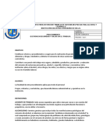 Procedimiento para Deteccion y Manejo de Suatancias Psicoactiva, Alcohol y Cigarrillo