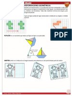 Transformaciones geométricas: traslaciones, rotaciones y simetrías