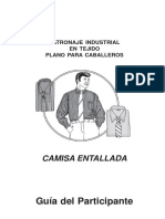 La Camisa Entallada - Patronaje - Industrial para - Caballeros - PDF