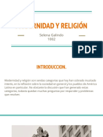 Modernidad y Religión