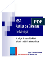 MSA Análise de Sistemas de Medição