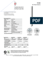 65° Panel Antenna: General Specifications