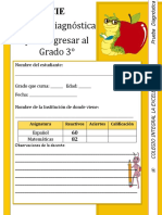 Prueba Diagnostica Grado Tercero