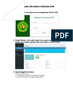 Panduan Aplikasi e Wisuda Upr PDF