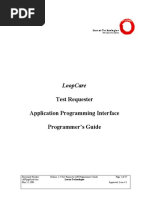 Test Requester Application Programming Interface Programmer's Guide