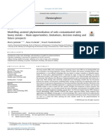 Modelling Assisted Phytoremediation of Soils Contaminated With Heavy Metals - Main Opportunities, Limitations, Decision Making and Future Prospects