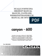 1996 Cagiva Canyon 600 Service Manual