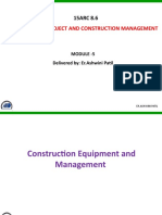 15ARC 8.6 Module Title:: Project and Construction Management