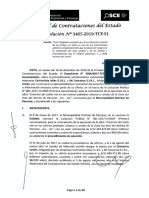 Resolución N 3465-2019-TCE-S1 PDF