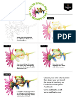 Color Your Tree Frog in 5 Easy Stages: Stage 1 Stage 2