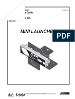 Mini Launcher: Instruction Manual and Experiment Guide For The PASCO Scientific Model ME-6825A