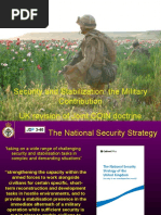 Security and Stabilization: The Military Contribution UK Revision of Joint COIN Doctrine
