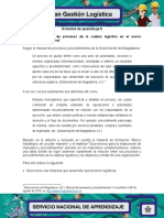 Evidencia 1 Procesos de La Cadena Logistica y El Marco Estrategico Institucional 2020