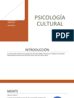 Psicologia Cultural