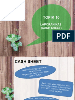 Topik 10 Cash Sheet