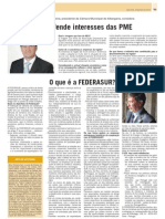Jornal vida economica - Artur Victoria, Representante da FEDERASUR