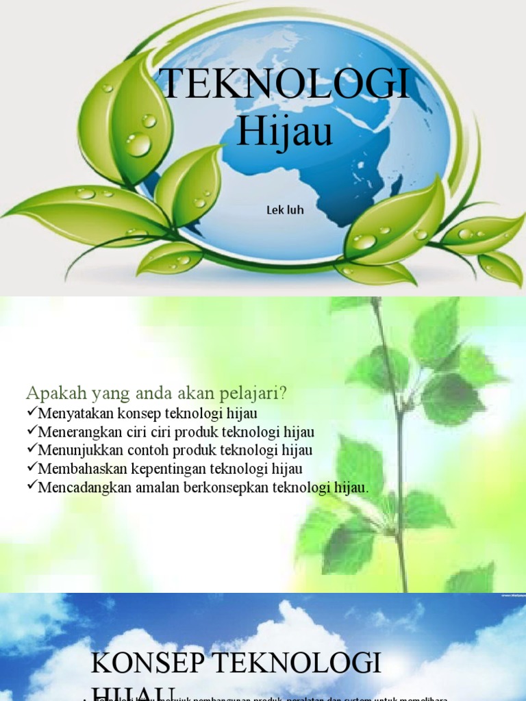 Teknologi Hijau Lek Luh Pdf