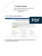 Panduan Registrasi Online Workshop Kemendikbud 2020 PDF