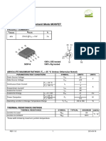 Dual N-Channel Enhancement Mode MOSFET: Product Summary