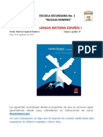 LENGUA MATERNA 1 SEMANA 5 (21-25 DE SEPTIEMBRE) Paty PDF