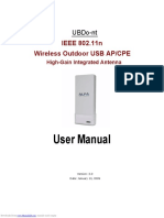 User Manual: Wireless Outdoor USB AP/CPE IEEE 802.11n