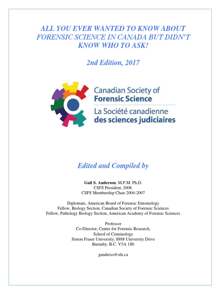 Forensic Science Career Booklet GSA 2017 2nd Edition 1 Ilovepdf