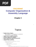 Computer Organization & Assembly Language: CS/COE0447