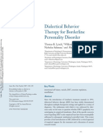 Dialectical Behavior Therapy For Borderline Personality Disorder