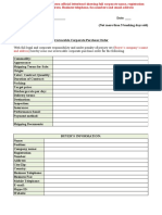 With Full Legal and Corporate Responsibility and Under Penalty of Perjury We Hereby Issue Our Irrevocable Corporate Purchase Order For The Following