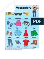Vocabulary in English and Example Sentences - PNG