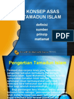 Konsep Asas Tamadun Islam
