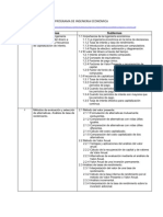 Programa de Ingenieria Economica