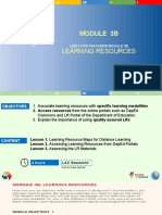 Module 3B: Learning Resources
