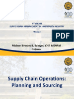 Lesson 2 Supply Chain Operations Planning and Sourcing