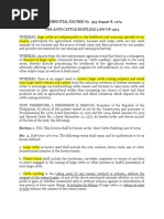 Anti-Cattle Rustling Law of 1974 | PDF | Public Law | Cattle