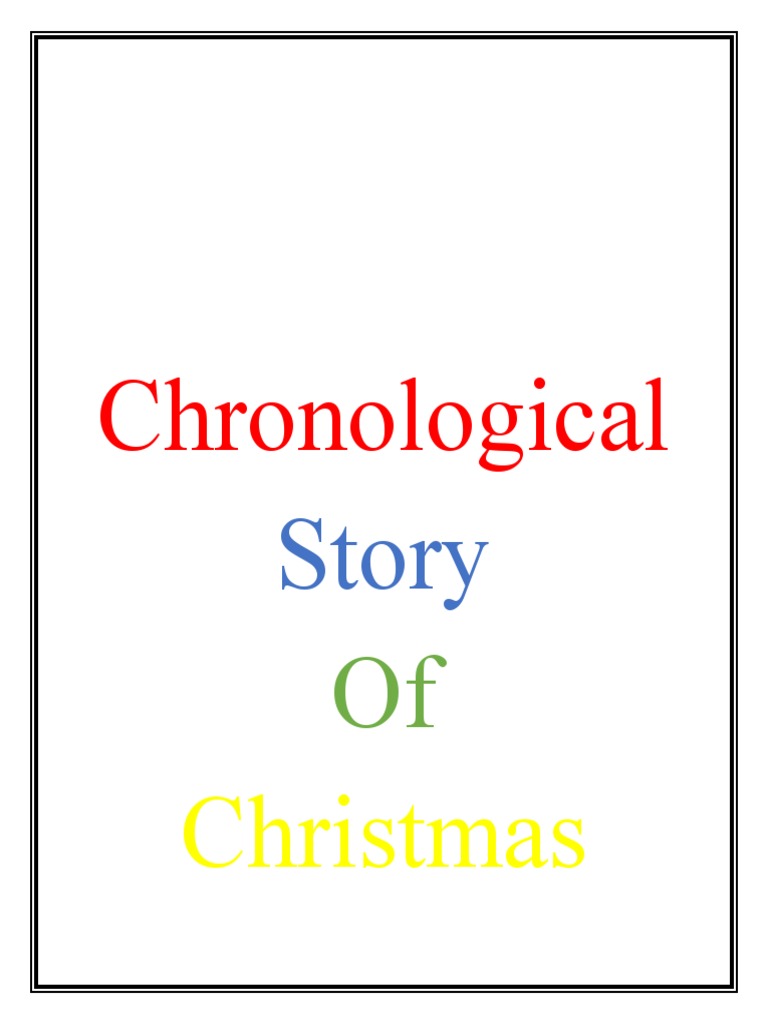 Chronological: Story | PDF | Nativity Of Jesus | Jesus
