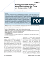 Biodegradation of Chlorpyrifos and Its Hydrolysis