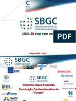 APRESENTAÇÃO-SBGC - Jan2011