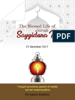 Blessed Life of Sayyiduna Isa