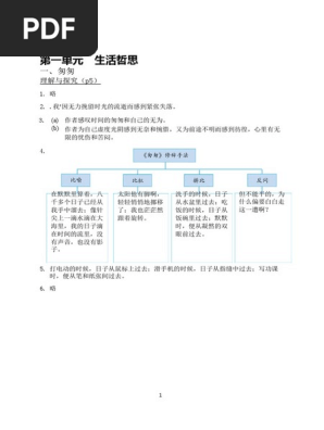 2中二华文课文答案 Pdf