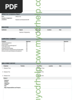 P.Eng. Competency-Based Assessment Form | PDF | Project Management ...