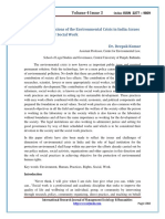 Socio-Legal Dimensions of The Environmen