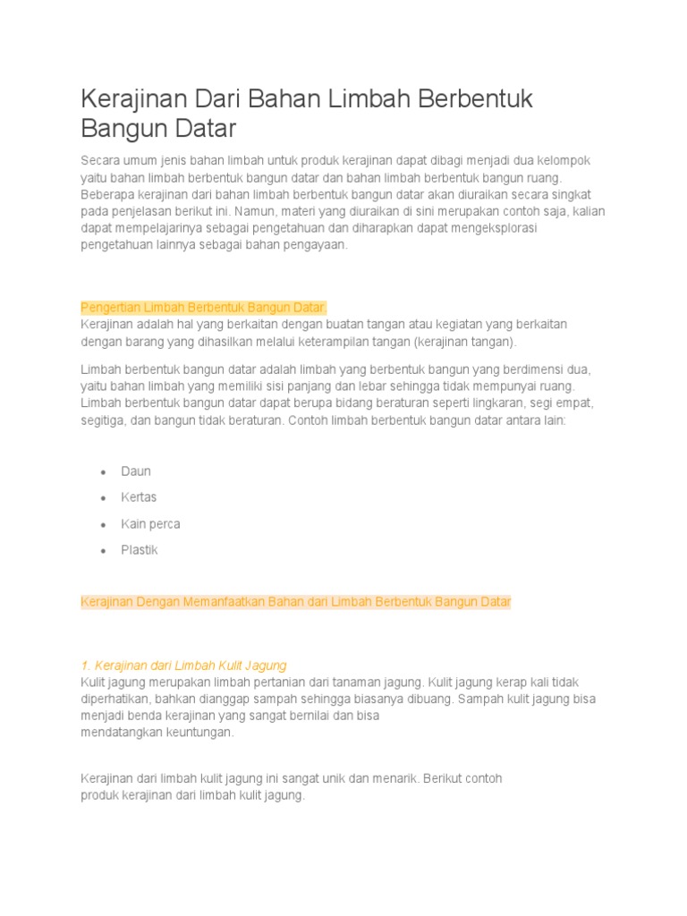 Soal essay dan jawaban wirausaha produk kerajinan hiasan dari limbah 06 picture